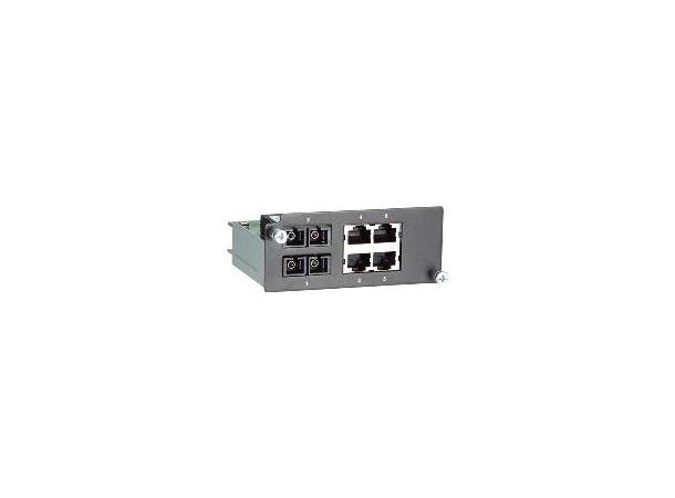 Moxa PM-7200-2MSC4TX for PT and IKS se Ethernet module for PT and IKS series 